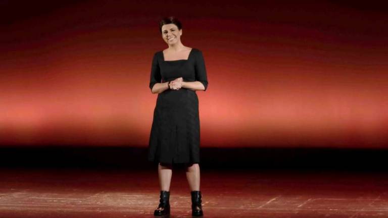 Geppi Cucciari al teatro Mentore di Santa Sofia Geppi Cucciari al teatro Mentore di Santa Sofia