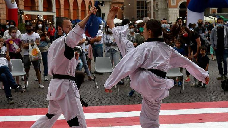 Forlì, lo sport in piazza ha fatto centro Forlì, lo sport in piazza ha fatto centro