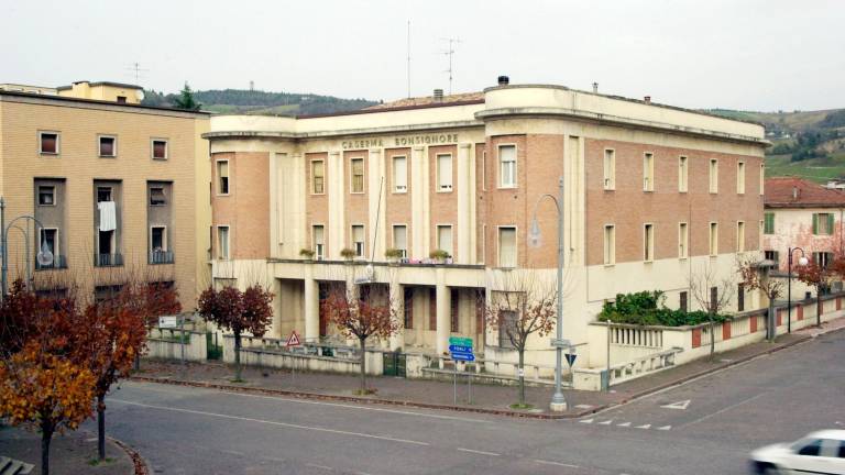 La caserma dei carabinieri di Predappio La caserma dei carabinieri di Predappio