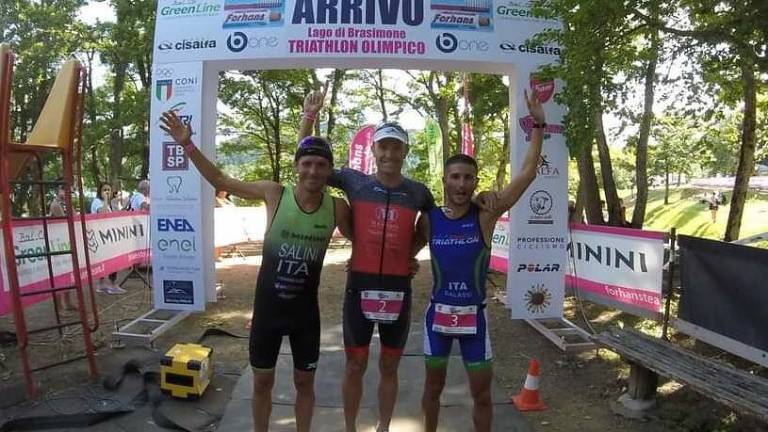 Triathlon, l'imolese Fabio Galassi terzo al Lago di Brasimone Triathlon, l'imolese Fabio Galassi terzo al Lago di Brasimone