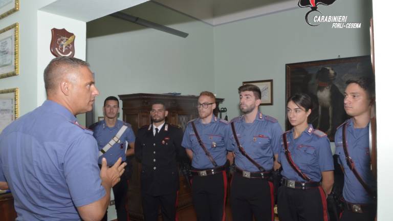 Forlì. Sicurezza, arrivati cinque nuovi marescialli dei carabinieri Forlì. Sicurezza, arrivati cinque nuovi marescialli dei carabinieri