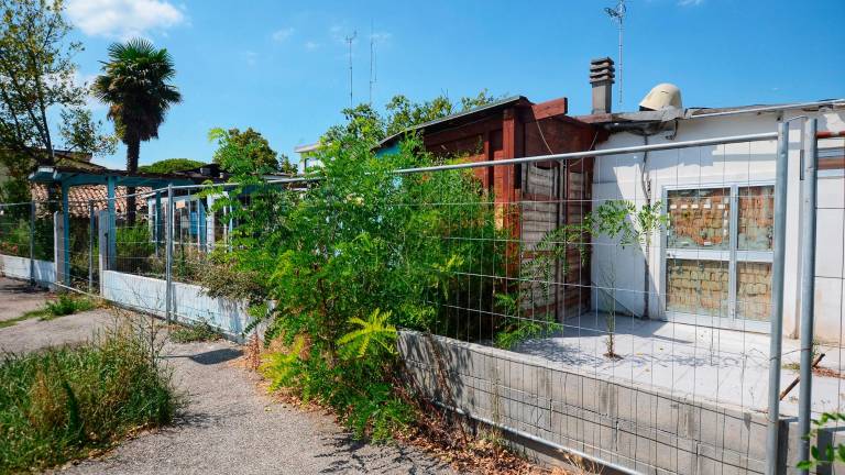 L’area dell’ex ristorante Saporetti L’area dell’ex ristorante Saporetti