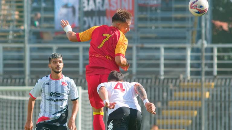 Mattia Tirelli in azione (foto Fiorentini) Mattia Tirelli in azione (foto Fiorentini)
