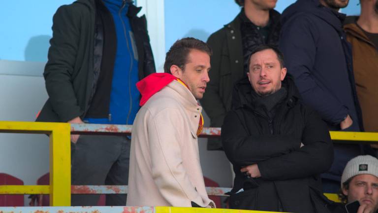 Il presidente Ignazio Cipriani e il direttore generale Paolo Scocco in tribuna al Benelli foto massimo fiorentini Il presidente Ignazio Cipriani e il direttore generale Paolo Scocco in tribuna al Benelli foto massimo fiorentini