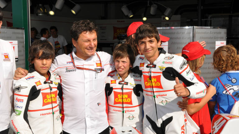 Imola, l'omaggio di Honda a Fausto Gresini Imola, l'omaggio di Honda a Fausto Gresini