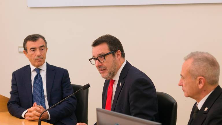 Salvini l’anno scorso in un incontro all’Autorità portuale di Ravenna Salvini l’anno scorso in un incontro all’Autorità portuale di Ravenna