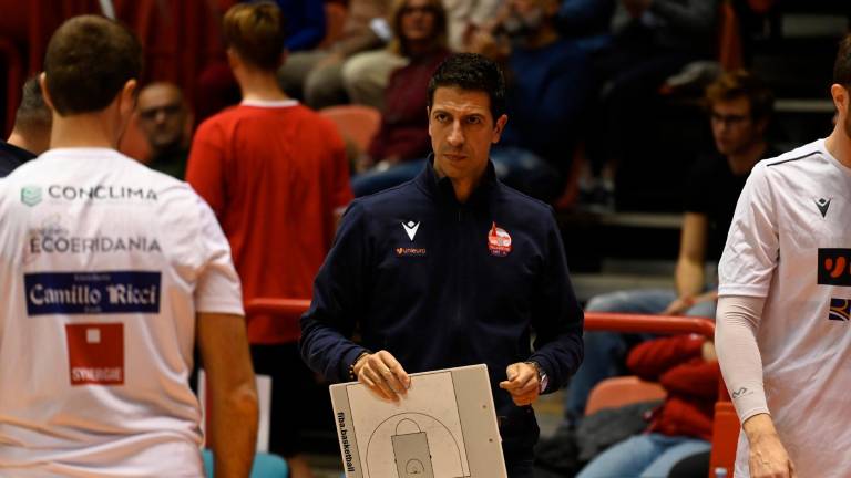 Tanti motivi di soddisfazione per coach Antimo Martino foto fabio blaco Tanti motivi di soddisfazione per coach Antimo Martino foto fabio blaco