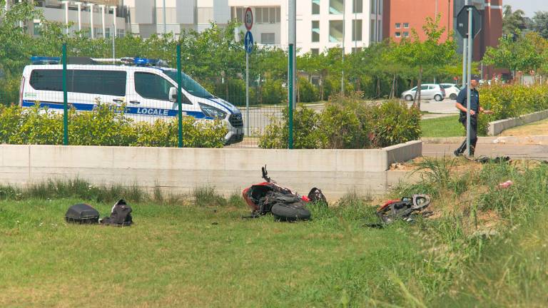 L’incidente di ieri a Cotignola L’incidente di ieri a Cotignola