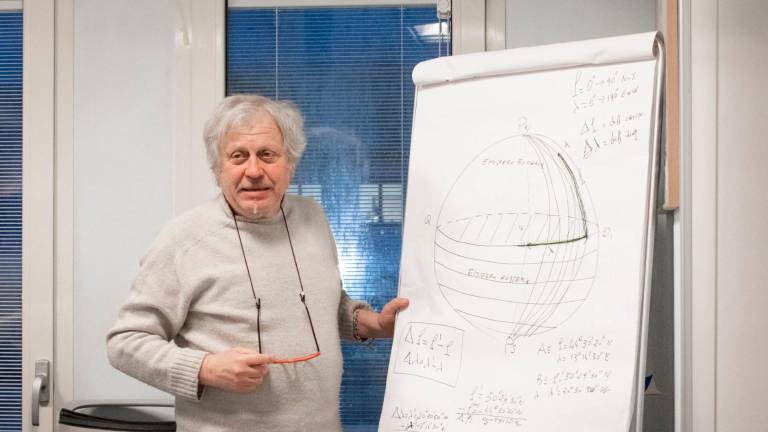 Una delle lezioni di Nevio Torresi Una delle lezioni di Nevio Torresi