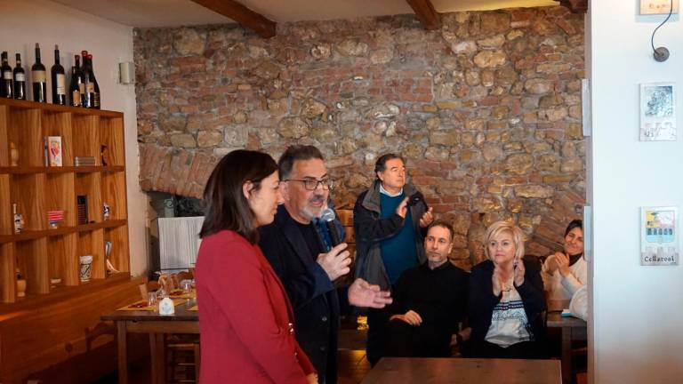 Gessica Allegni e Filippo Scogli all’incontro di oggi Gessica Allegni e Filippo Scogli all’incontro di oggi