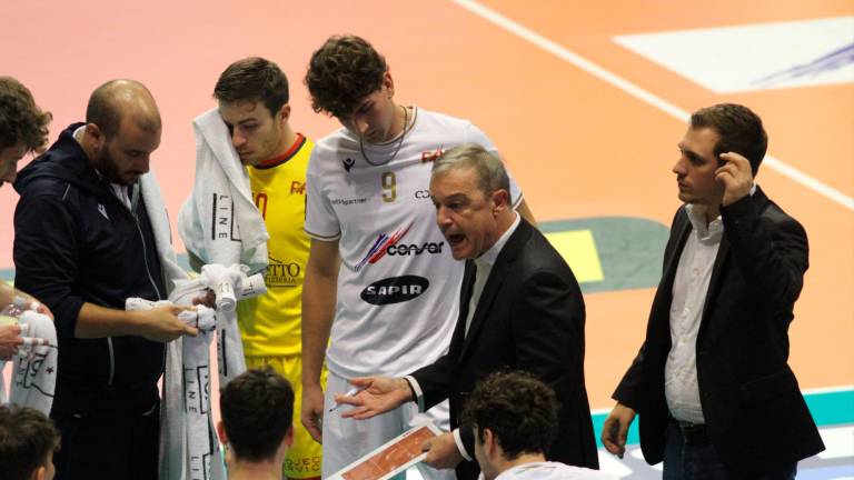 Un time-out di Marco Bonitta (Fiorentini) Un time-out di Marco Bonitta (Fiorentini)