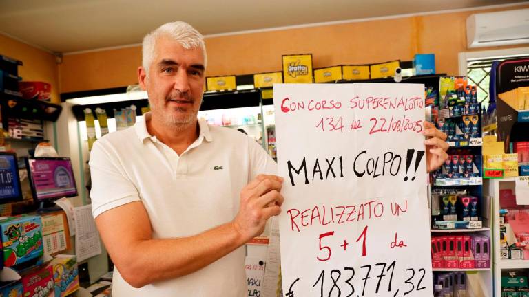 Superenalotto: un 5+1 a Cesena da 183mila euro Superenalotto: un 5+1 a Cesena da 183mila euro