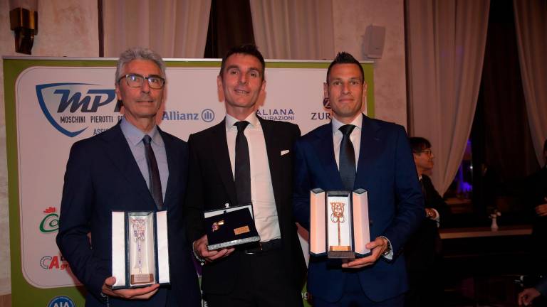 Da sinistra: Dondarini, Carbone e Mariani Da sinistra: Dondarini, Carbone e Mariani