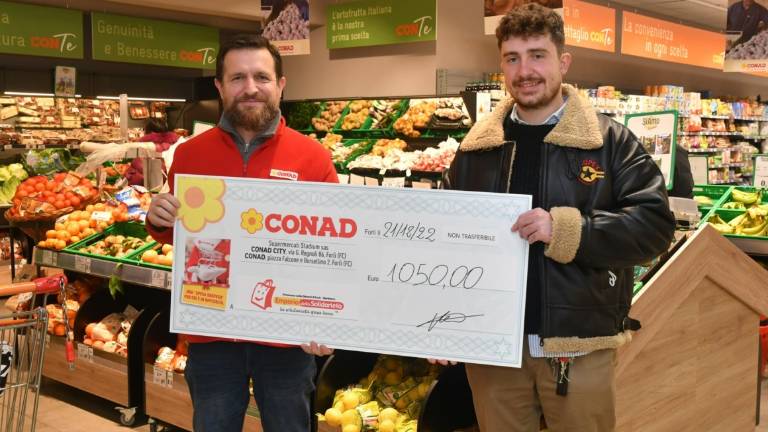Forlì, da Conad 1.050 euro di spesa sospesa per la Caritas Forlì, da Conad 1.050 euro di spesa sospesa per la Caritas