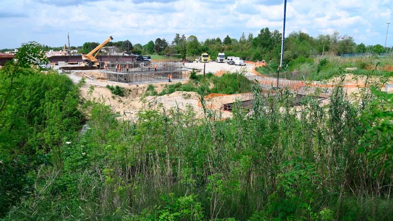 Il cantiere della nuova tangenziale Il cantiere della nuova tangenziale