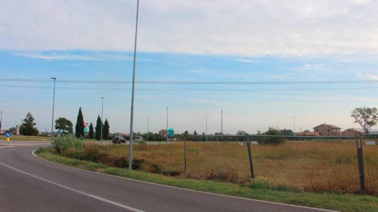 L’area dove è previsto il comparto edilizio L’area dove è previsto il comparto edilizio