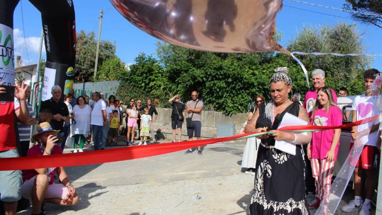 Inaugurato a Borghi il Pezzo di cuore in ricordo della piccola Asia Inaugurato a Borghi il Pezzo di cuore in ricordo della piccola Asia