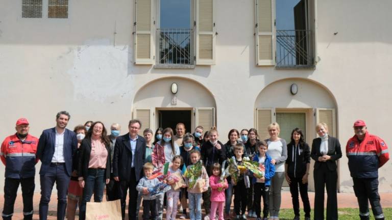 Faenza, uova di Pasqua ai bambini ucraini rifugiati Faenza, uova di Pasqua ai bambini ucraini rifugiati