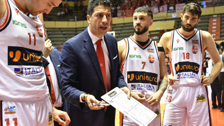Basket A2, Martino: Unieuro, niente cali di tensione a Bologna Basket A2, Martino: Unieuro, niente cali di tensione a Bologna