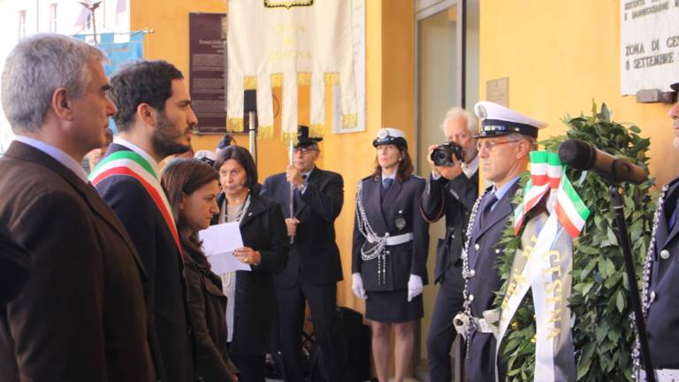 Cesena, 78° dalla Liberazione della città, celebrazioni in Piazza del Popolo Cesena, 78° dalla Liberazione della città, celebrazioni in Piazza del Popolo