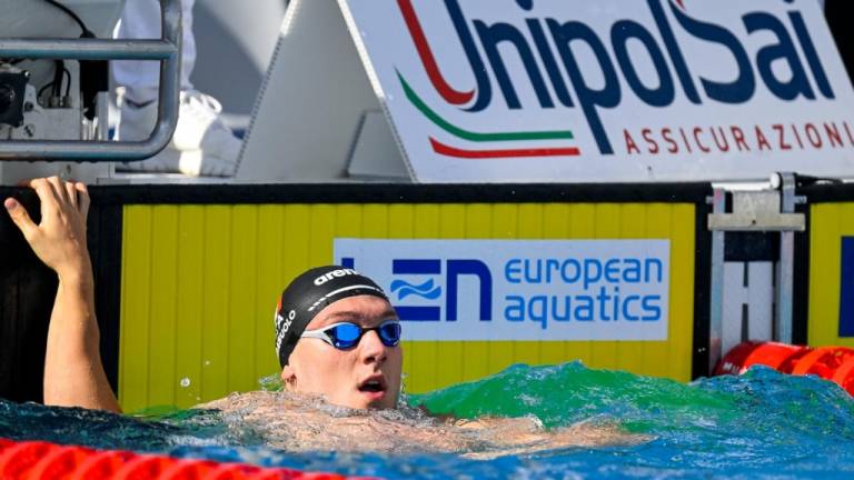 Nuoto, Europei: l'imolese Cerasuolo in semifinale nei 50 rana con il record italiano Cadetti. Fuori Scozzoli e Poggio Nuoto, Europei: l'imolese Cerasuolo in semifinale nei 50 rana con il record italiano Cadetti. Fuori Scozzoli e Poggio
