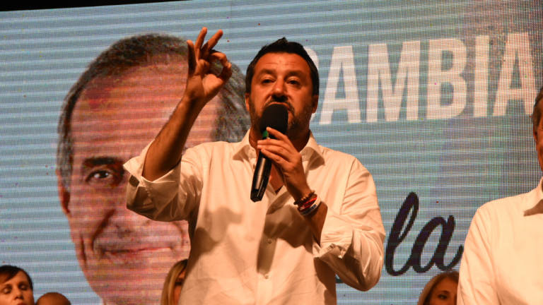 Santarcangelo. Salvini va alla Fira di bécch Santarcangelo. Salvini va alla Fira di bécch
