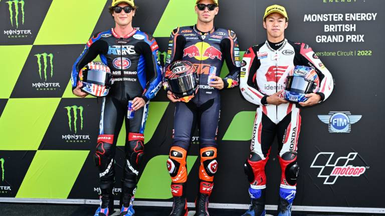 Moto2: Augusto Fernandez davanti a tutti dopo tre anni, Zaccone 18° Moto2: Augusto Fernandez davanti a tutti dopo tre anni, Zaccone 18°