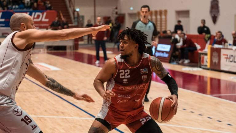 Basket A2, RivieraBanca travolgente nel Salento (92-107) Basket A2, RivieraBanca travolgente nel Salento (92-107)