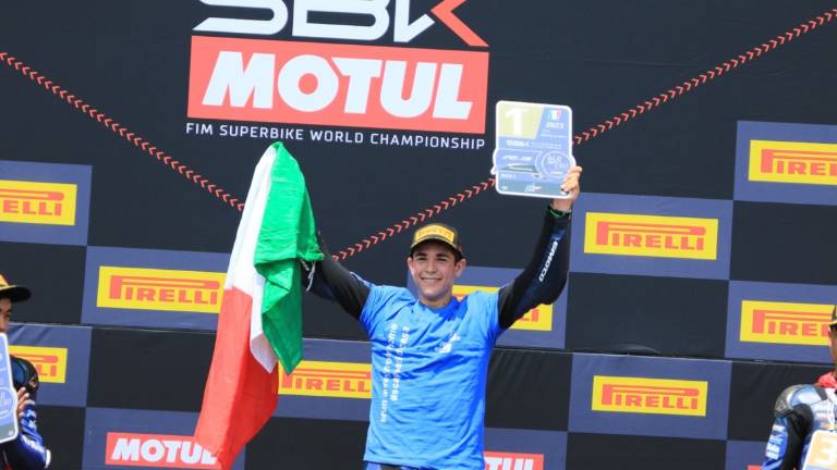 Motociclismo, Ercolani vince la prima gara dell'Europeo a Misano Motociclismo, Ercolani vince la prima gara dell'Europeo a Misano
