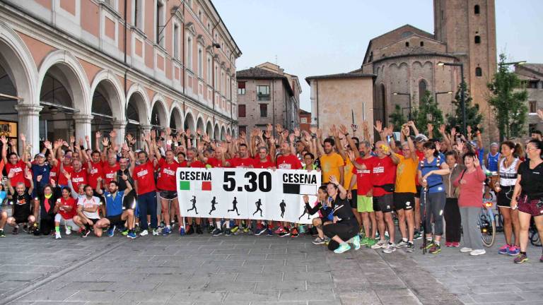 In 500 di corsa all'alba per la “5.30 Run Cesena” In 500 di corsa all'alba per la “5.30 Run Cesena”