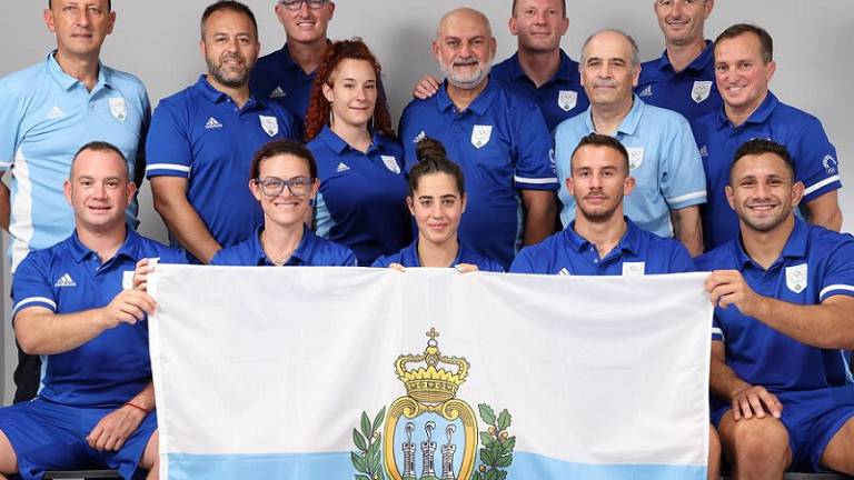 Olimpiadi, il presidente del Cons incontra la squadra di San Marino Olimpiadi, il presidente del Cons incontra la squadra di San Marino