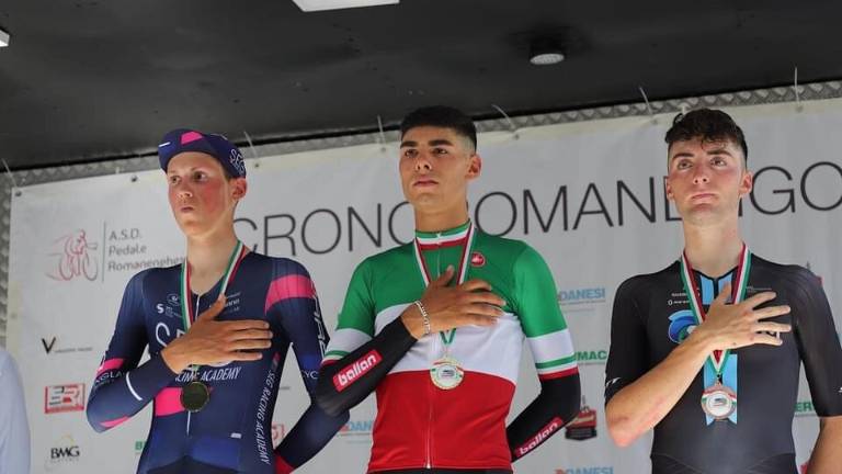 Ciclismo, Filippo Baroncini campione italiano a cronometro Under 23 Ciclismo, Filippo Baroncini campione italiano a cronometro Under 23