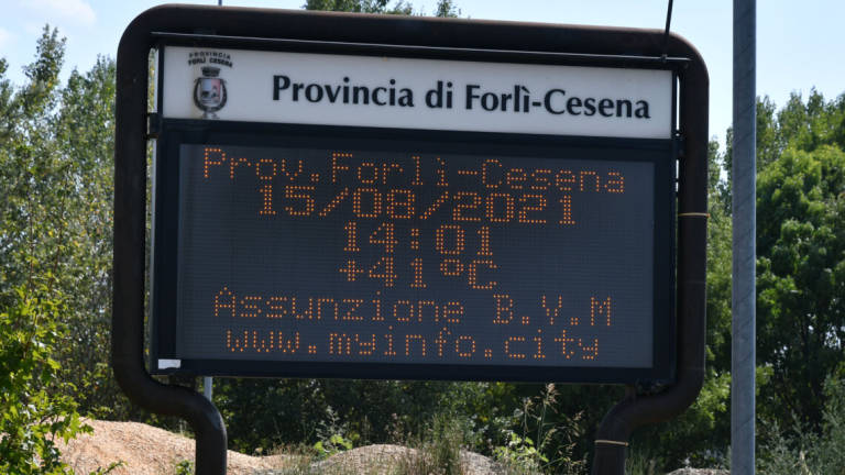 Forlì, caldo da record Forlì, caldo da record