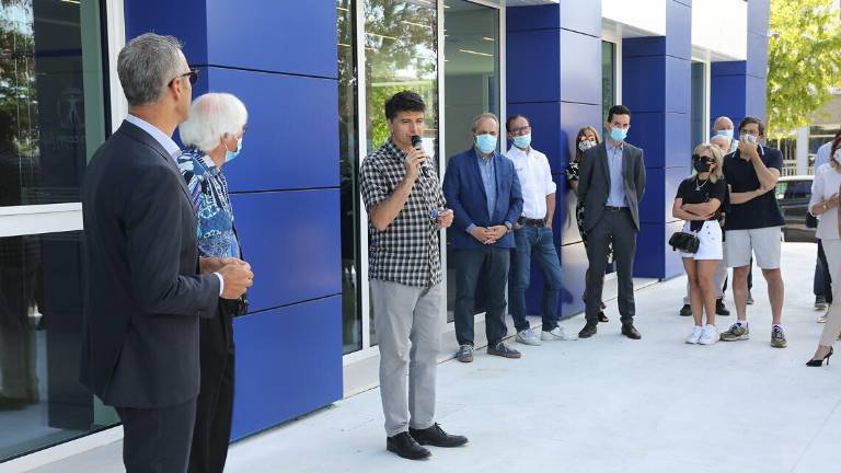 Ciclismo, anche il ct Cassani all'inaugurazione della nuova sede della Fausto Coppi Cesenatico Ciclismo, anche il ct Cassani all'inaugurazione della nuova sede della Fausto Coppi Cesenatico