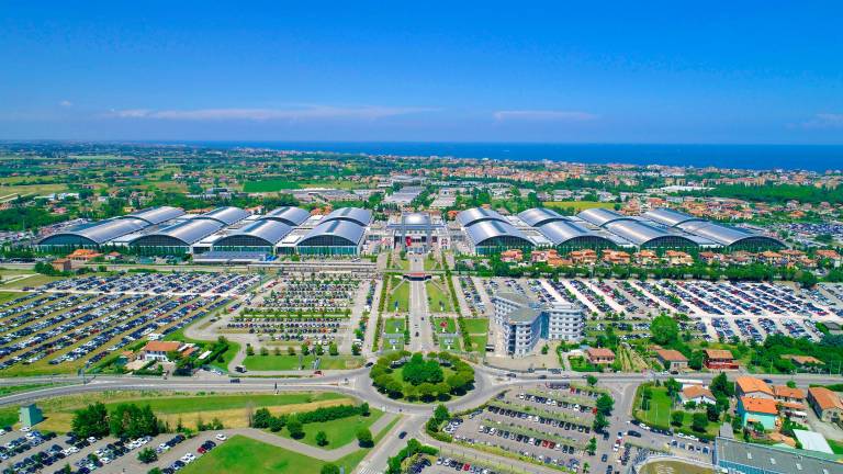 La fiera di Rimini vista dall’alto La fiera di Rimini vista dall’alto