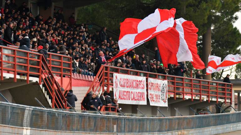 Lo stadio Morgagni durante la partita contro il Tau Altopascio (foto Blaco) Lo stadio Morgagni durante la partita contro il Tau Altopascio (foto Blaco)