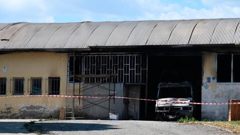 Forlì, incendio devasta capannone di un’azienda Forlì, incendio devasta capannone di un’azienda