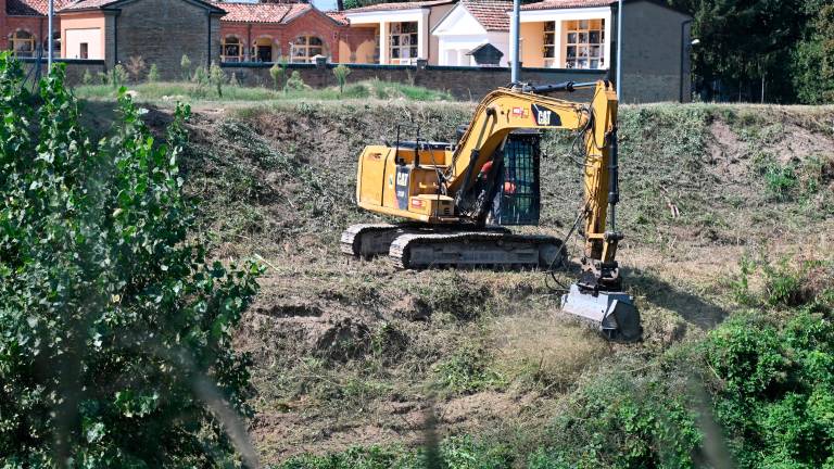 Forlì, aumentati gli argini del Montone ai Romiti Forlì, aumentati gli argini del Montone ai Romiti