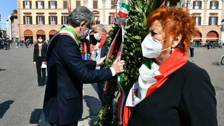 Forlì, festeggiata la Liberazione Forlì, festeggiata la Liberazione