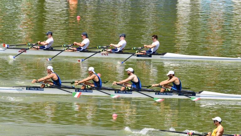 Canottaggio, Mondiali Under 23: il quattro di coppia azzurro del ravennate Matteo Prati crolla negli ultimi 500 e chiude 5° Canottaggio, Mondiali Under 23: il quattro di coppia azzurro del ravennate Matteo Prati crolla negli ultimi 500 e chiude 5°