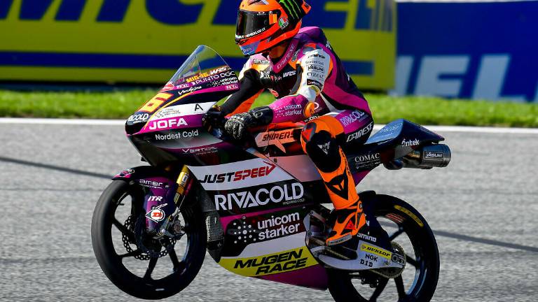 Moto3, Binder in pole e Migno in seconda fila ad Aragon Moto3, Binder in pole e Migno in seconda fila ad Aragon
