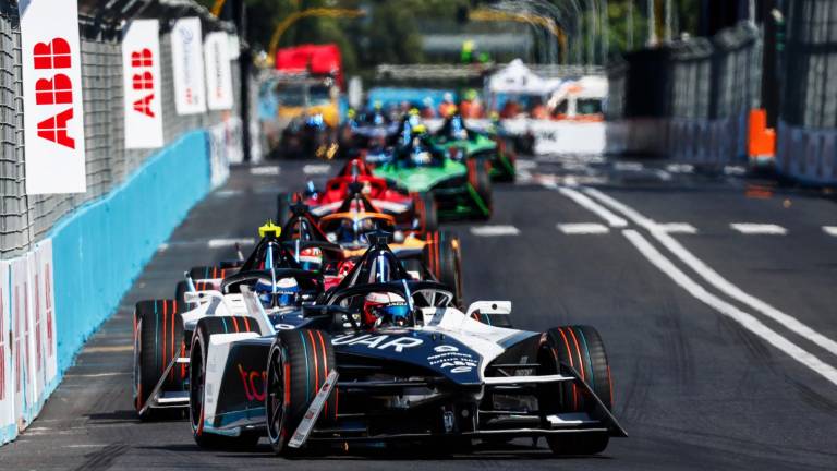 Un’immagine della recente gara di Formula E sul circuito di Tokyo