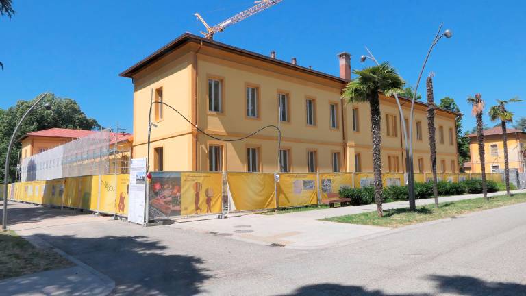 I lavori al padiglione 10-12 all’Osservanza FOTO MMPH I lavori al padiglione 10-12 all’Osservanza FOTO MMPH