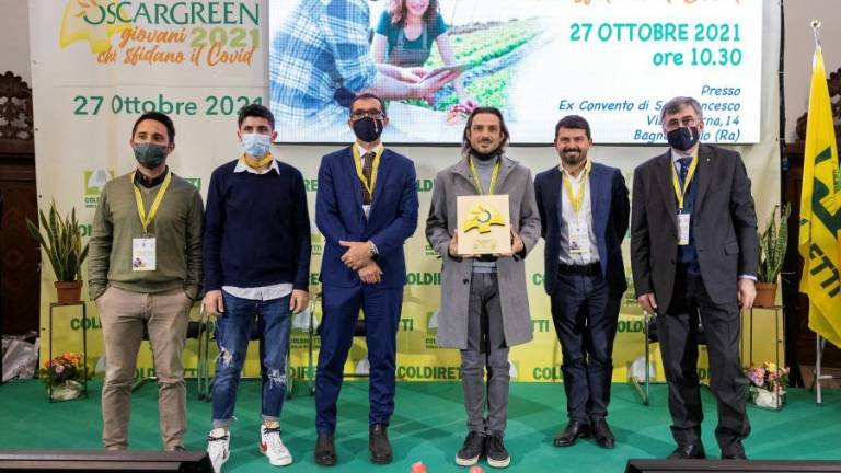 Il premio Oscar green 2021 a due giovani aziende agricole ravennati Il premio Oscar green 2021 a due giovani aziende agricole ravennati