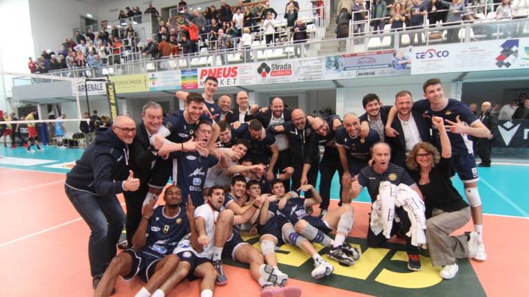 Volley A2, capolavoro Consar. Bonitta: Ecco il coniglio uscito dal cilindro - Gallery Volley A2, capolavoro Consar. Bonitta: Ecco il coniglio uscito dal cilindro - Gallery