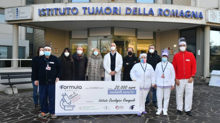 Forlì, da Formula Servizi 20mila euro a sostegno dello Ior Forlì, da Formula Servizi 20mila euro a sostegno dello Ior