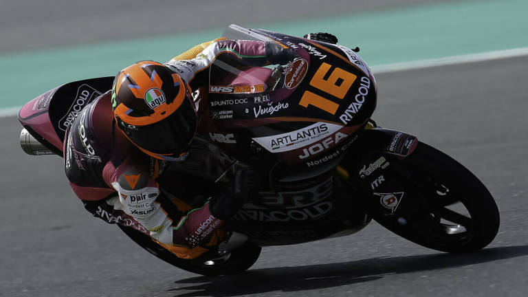 Moto3: a Jerez vince Acosta, Migno sfiora il podio, Antonelli 8° Moto3: a Jerez vince Acosta, Migno sfiora il podio, Antonelli 8°