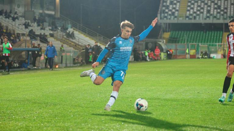 Giovanni Nannelli in Cesena-Vis Pesaro di coppa italia serie c (foto Gianmaria Zanotti) Giovanni Nannelli in Cesena-Vis Pesaro di coppa italia serie c (foto Gianmaria Zanotti)