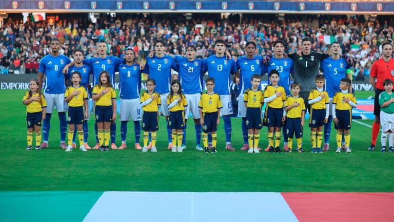 La formazione iniziale degli azzurrini (Zanotti) La formazione iniziale degli azzurrini (Zanotti)