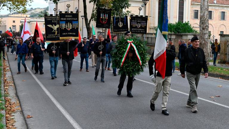 A Predappio adunata silenziosa per l’anniversario della Marcia su Roma A Predappio adunata silenziosa per l’anniversario della Marcia su Roma